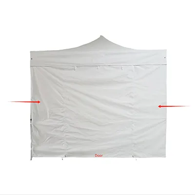 Lot complet mur pour tente pliante 300 x 200 m – blanc - 300 g/m² - polyester - Tentes pliantes, Barnums pliants-1