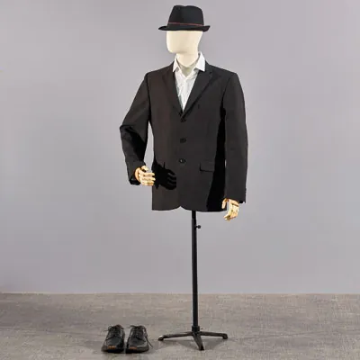 Buste couture homme H 90 cm Écru - Mannequin couture homme - Bustes couture, torses couture-3