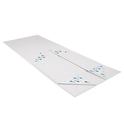 Boîtes aimantées - blanc brillant - 27 x 21 x H 10,5 cm - par 5 - Boites aimantées-2