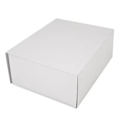 Boîtes aimantées - blanc brillant - 27 x 21 x H 10,5 cm - par 5 - Boites aimantées-3