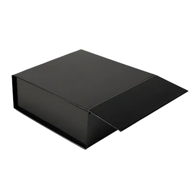 Boîtes aimantées - noir brillant - 31 x 25 x H 12,5 cm - par 5 - Boites aimantées-4