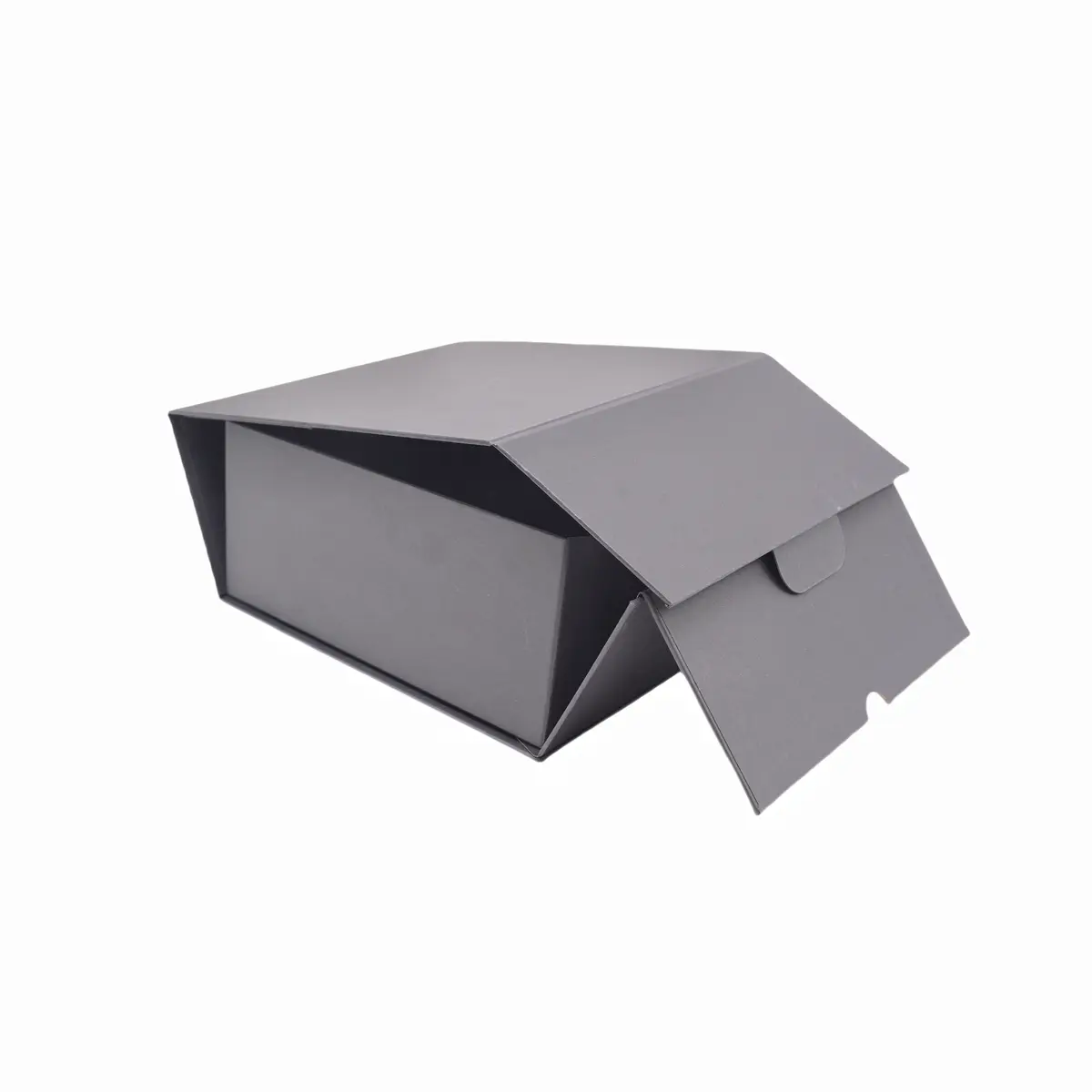 Boîte cadeau carton noire 22 x 22 x 10 cm - Lot de 5 - Boites cadeaux carton pliables-5