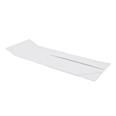 Boîte cadeau pliable blanche à pois or 29x22x12cm – Paquet de 5 - Boites cadeaux carton pliables-1