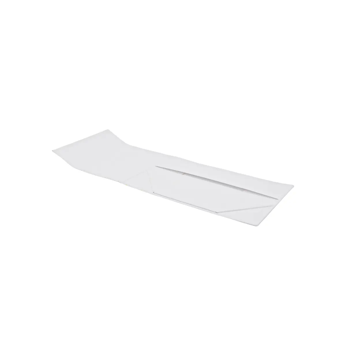 Boîte cadeau pliable blanche à pois or 29x22x12cm – Paquet de 5 - Boites cadeaux carton pliables-1