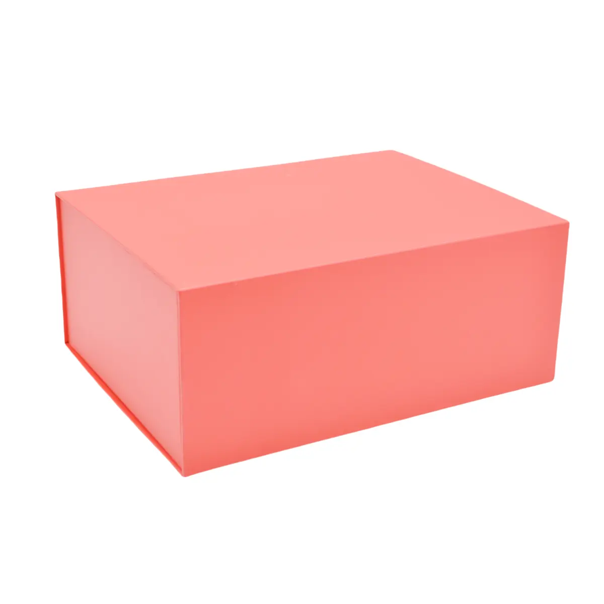 Boîte cadeau pliable rouge 33x25,5x14cm – Paquet de 5 - Boites cadeaux carton pliables
