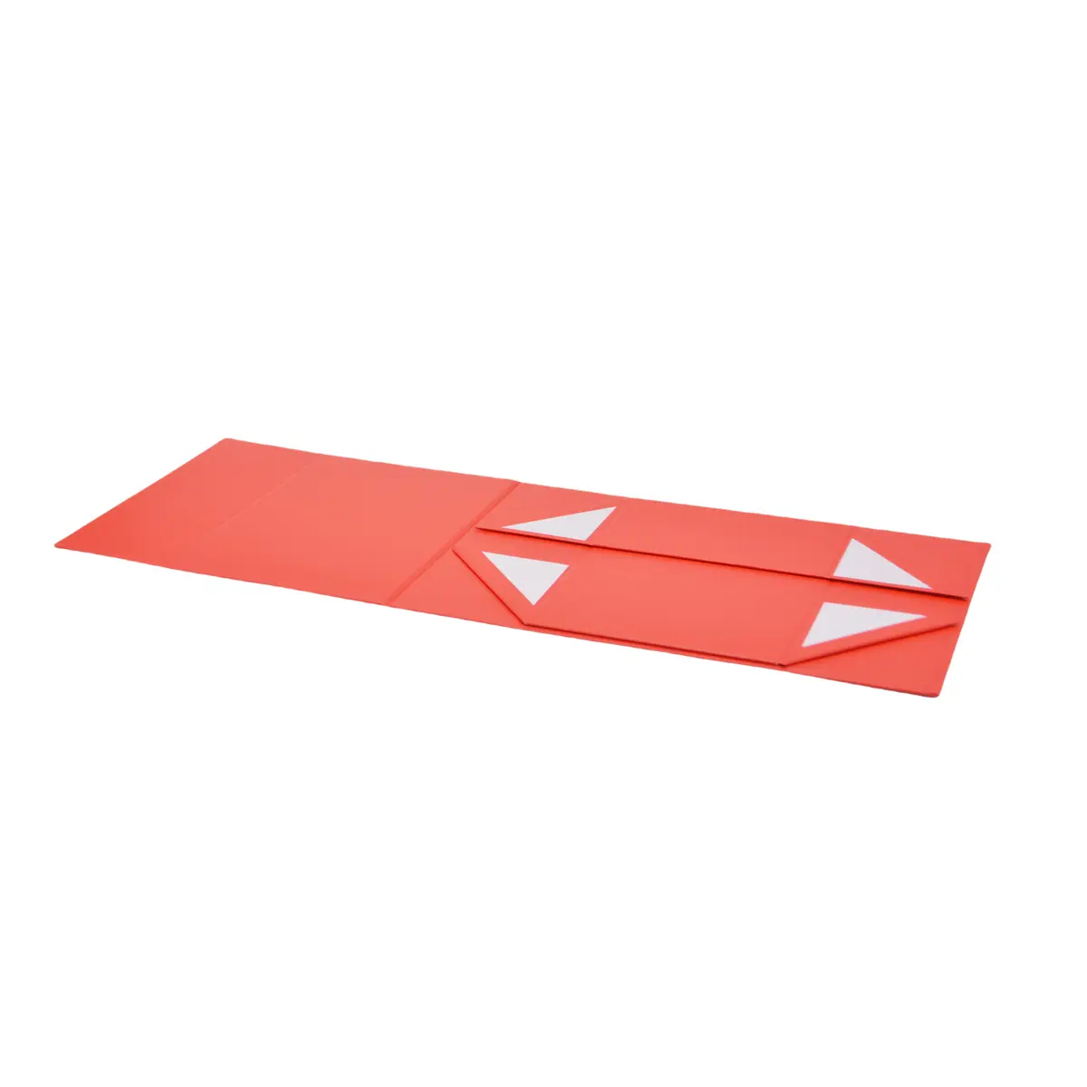 Boîte cadeau pliable rouge 33x25,5x14cm – Paquet de 5 - Boites cadeaux carton pliables-1