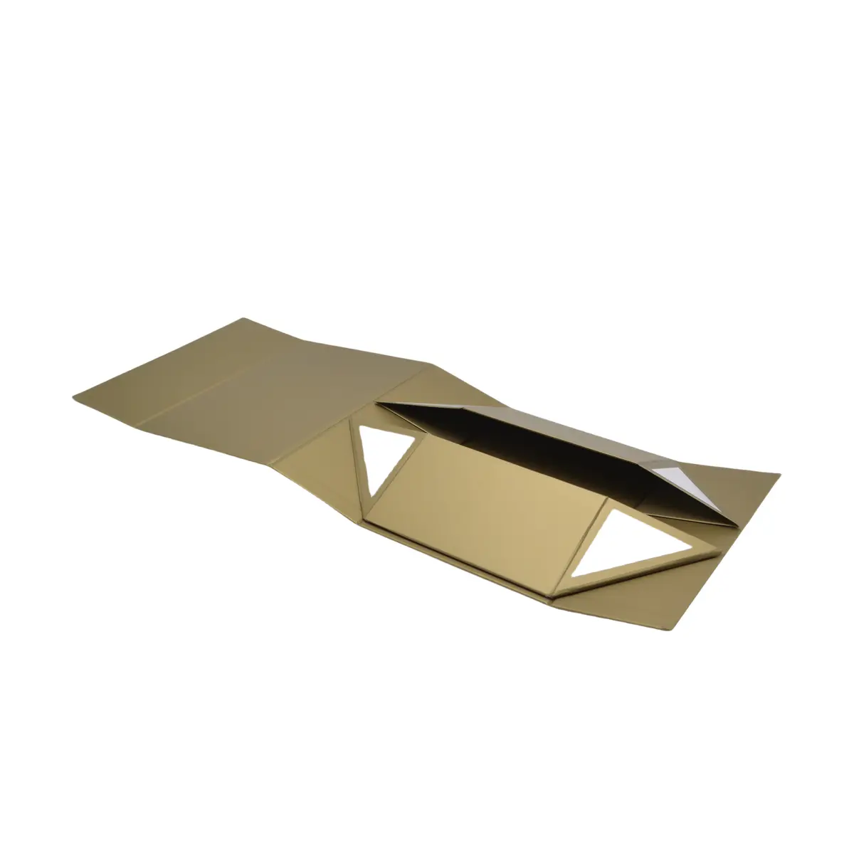 Boîte cadeau pliable or 33x25,5x14cm – Paquet de 5 - Boites cadeaux carton pliables-1