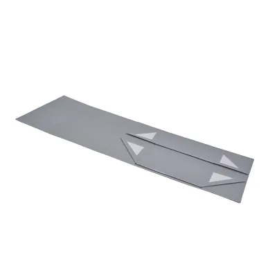 Boîte cadeau pliable argent 33x25,5x14cm – Paquet de 5 - Boites cadeaux carton pliables-1