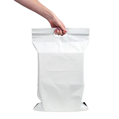 Pochette d'expédition avec poignée LDPE 33 x 45 cm - Enveloppe d'expédition - Paquet de 50 - Pochettes d'expédition plastique-2