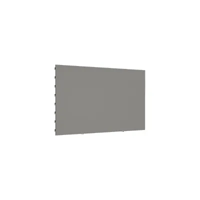 Fond tôle plein - Ligne Store gris métallisé pas de 25 mm