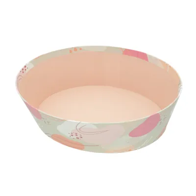 Corbeille carton ovale Beauté 26 x 19,3 x 8 cm beige clair / terracotta, paquet de 6 - Corbeilles carton-1