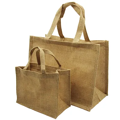 Sacs jute poignées plates Grand modèle - Sacs jute-1