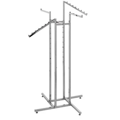 Portant 4 faces - Portants à vêtements multibras