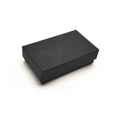 Écrin bijou plat pour Parure & Bracelet carton kraft Noir 8,3 x 5 x 2,5 cm insert velours - Boite bijoux – Lot de 20 - Écrins à bijoux, Coffrets à bijoux