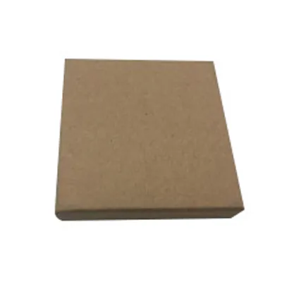 Écrin bijou plat pour Collier & Chaîne carton kraft brun 9 x 9 x 1,6 cm insert mousse - Boite bijoux – Lot de 20 - Écrins à bijoux, Coffrets à bijoux