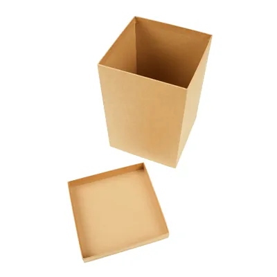 Boîte rectangulaire à couvercle amovible - 20 x 20 x H 30 cm - Boites cloches-3