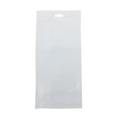 Sachet plastique transparent avec rabat adhésif et trou européen 18x30cm PP 60µ - Sachet de conditionnement - Lot de 100 - Sacs rabats adhésifs