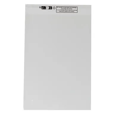 Sachet plastique transparent haute brillance avec rabat adhésif 27x4x38cm BOPP 40µ - Sachet de conditionnement - Lot de 100 - Sacs rabats adhésifs