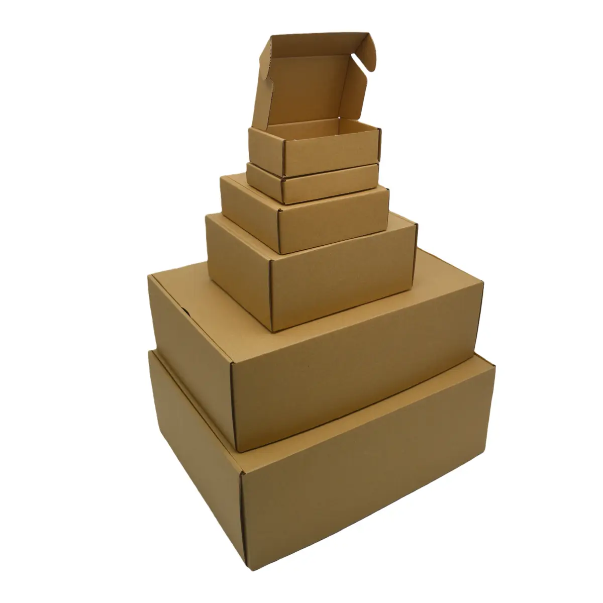 Carton d'expédition brun 21 x 17 x 9 cm - Boîte carton à oreilles - Lot de 20 - Cartons d'expédition, Boîtes carton-2