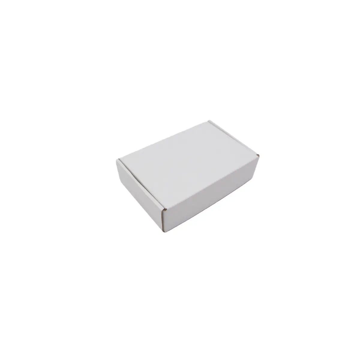 Carton d'expédition blanc 15x10x4 cm – Boîte carton kraft renforcé 365g – fermeture sans adhésif - Lot de 20 - Cartons d'expédition, Boîtes carton-1