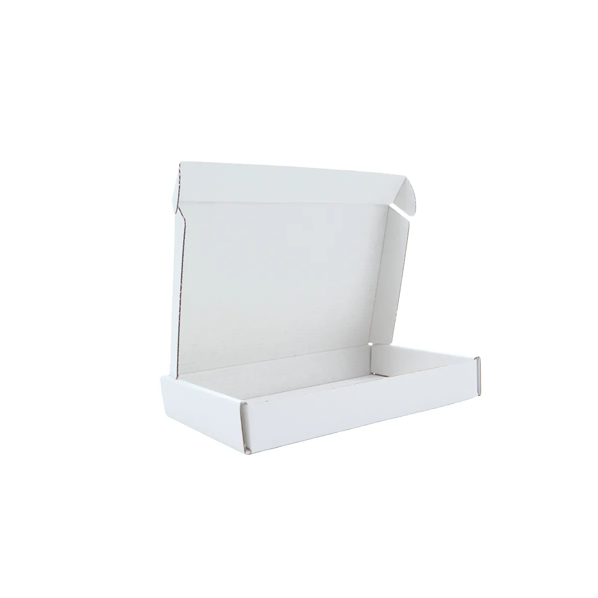 Carton d'expédition blanc 20x13x3 cm – Boîte carton kraft renforcé 365g – fermeture sans adhésif - Lot de 20 - Cartons d'expédition, Boîtes carton