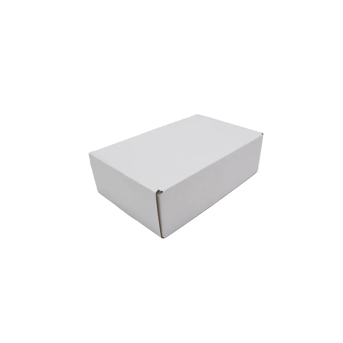 Carton d’expédition blanc 20 x 13 x 6 cm simple cannelure 360 g/m² – Boîte postale kraft blanc– Lot de 20 - Cartons d'expédition, Boîtes carton-1