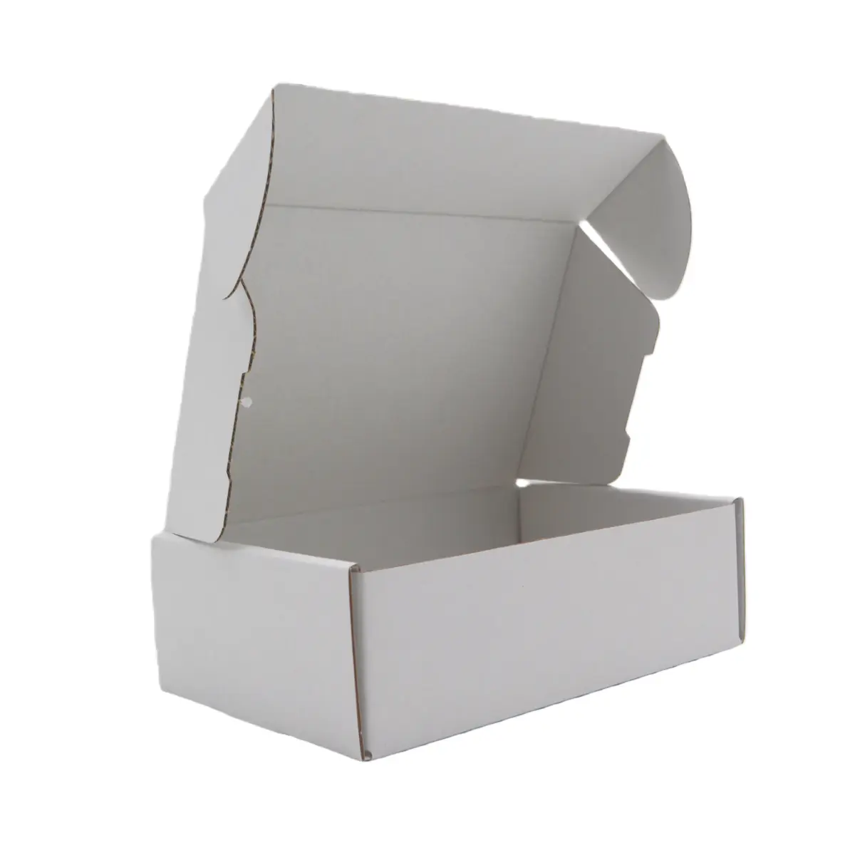 Carton d'expédition blanc 25x20x7 cm – Boîte carton kraft renforcé 350g – fermeture sans adhésif - Lot de 20 - Cartons d'expédition, Boîtes carton
