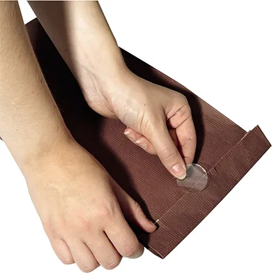 Étiquette adhésive transparente ø 30 mm - Boîte de 500 - Étiquettes cadeaux adhésives-1