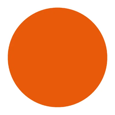 Pastille adhésive promo neutre rond ø 36 mm, Orange fluo - Sticker promo - Lot de 500 - Gommettes de couleur