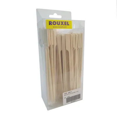 Pique bambou Golf 15 cm - Pic bambou Golf - Brochette bambou Golf - Lot de 100 - Touillettes bois, Piques à brochettes et Pailles carton-1