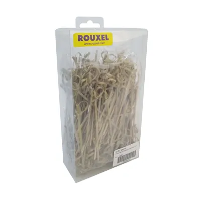 Pique bambou ruban 10 cm - Pique apéritif - Pic bambou - Lot de 250 - Touillettes bois, Piques à brochettes et Pailles carton-1
