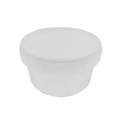 Pots ronds avec couvercle inviolable - Bols et pots en plastique