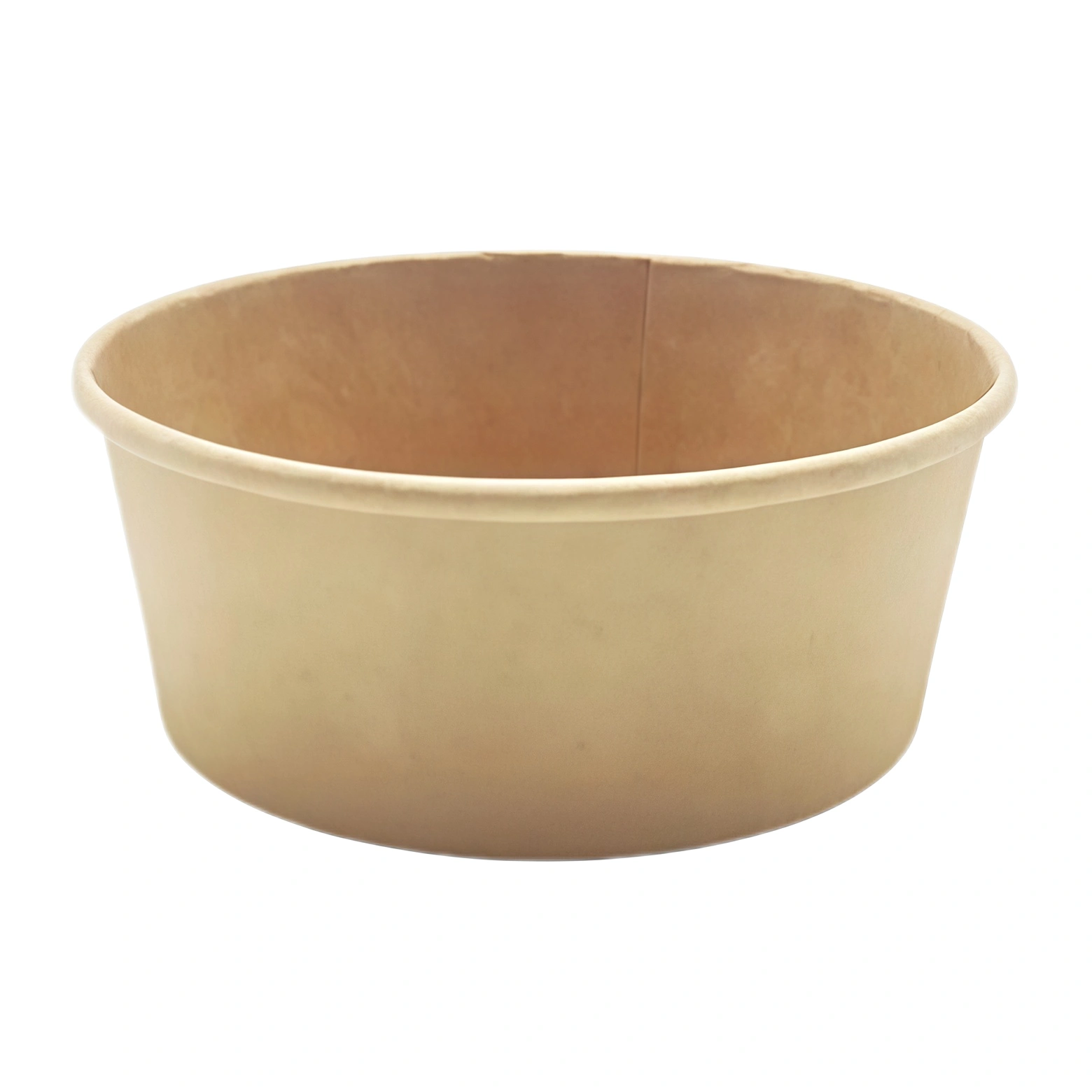 Saladier carton rond brun 550 ml ø 15 x 4,5 cm - Bol kraft - Bol salade - Lot de 50 - Boîtes salade, Bols salade