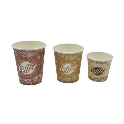 Gobelet expresso 10 cl / 4oz ø 6,7 cm - Gobelet carton - Gobelet café - Brun / Noir - Lot de 50 - Gobelets carton, Gobelets café-2