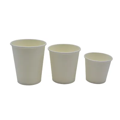 Gobelet expresso 10 cl / 4oz ø 6,2 x 6 cm - Gobelet carton - Gobelet café - Blanc - Lot de 50 - Gobelets et verres jetables-1