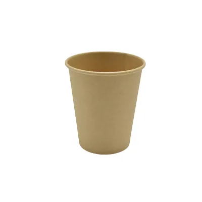 Gobelet boisson chaude 18 cl / 6oz ø 7,3 x 8 cm - Gobelet carton - Gobelet café - Brun - Lot de 50 - Gobelets carton, Gobelets café