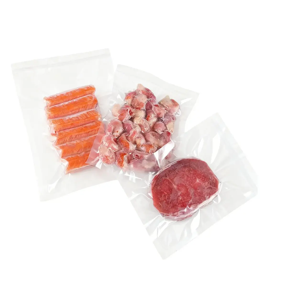 Rouleau de sacs sous vide gaufré – Gaine gaufrée pour emballage sous vide - Lot de 6 - Machine sous vide, Sachets sous vide-1