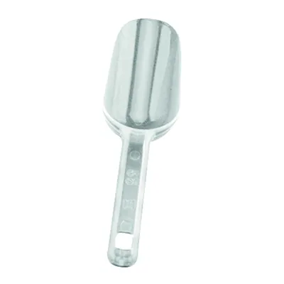 Pelle doseuse plastique transparente 200 ml 26 cm - Pelle alimentaire - Bacs traiteurs, Bacs alimentaires