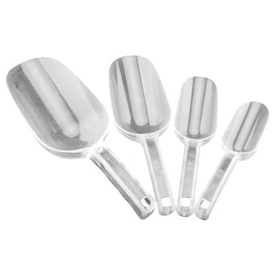 Pelle doseuse plastique transparente 650 ml 33 cm - Pelle alimentaire - Bacs traiteurs, Bacs alimentaires-1