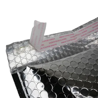 Enveloppe à bulles métallique 36 x 27 cm - Argent - Paquet de 10 - Enveloppes à bulles-4