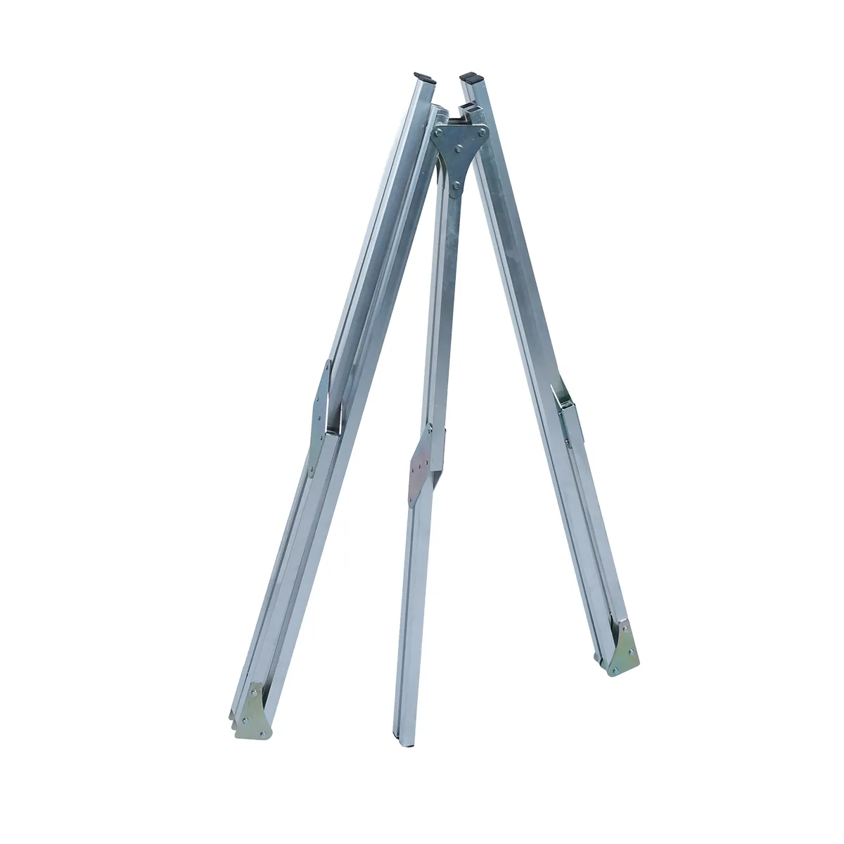 Lit de camp de marché pliant aluminium 200 x 65 x 50 cm - Lit de camp forain - Tables de marché, étals de marché-2