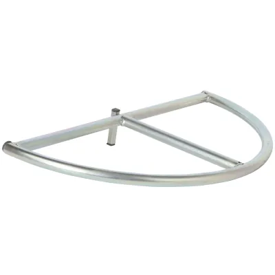 Penderie demi-cercle 72 x 38 cm Acier galvanisé - Penderie marché - Penderies et accessoires pour parasol