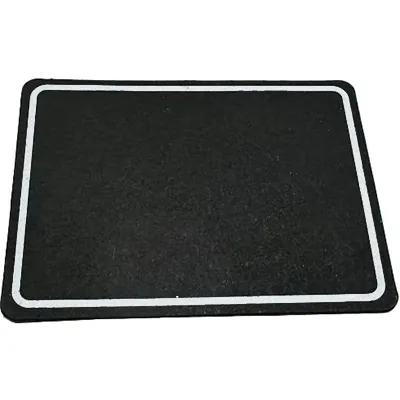 Étiquettes carton 1 face - noir avec liseré blanc - 8 x 6 cm - Cartons indélébiles