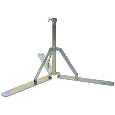 Pied plat lourd de 14 kg pour parasol forain - acier - Pieds de parasol