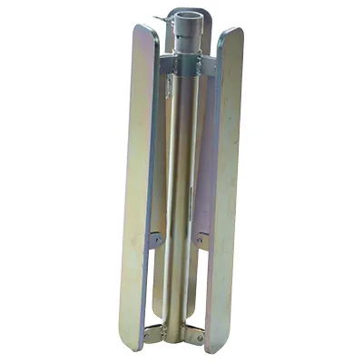 Pied de parasol professionnel plat lourd de 14 kg - acier - Pied de parasol forain - Pieds de parasol-1