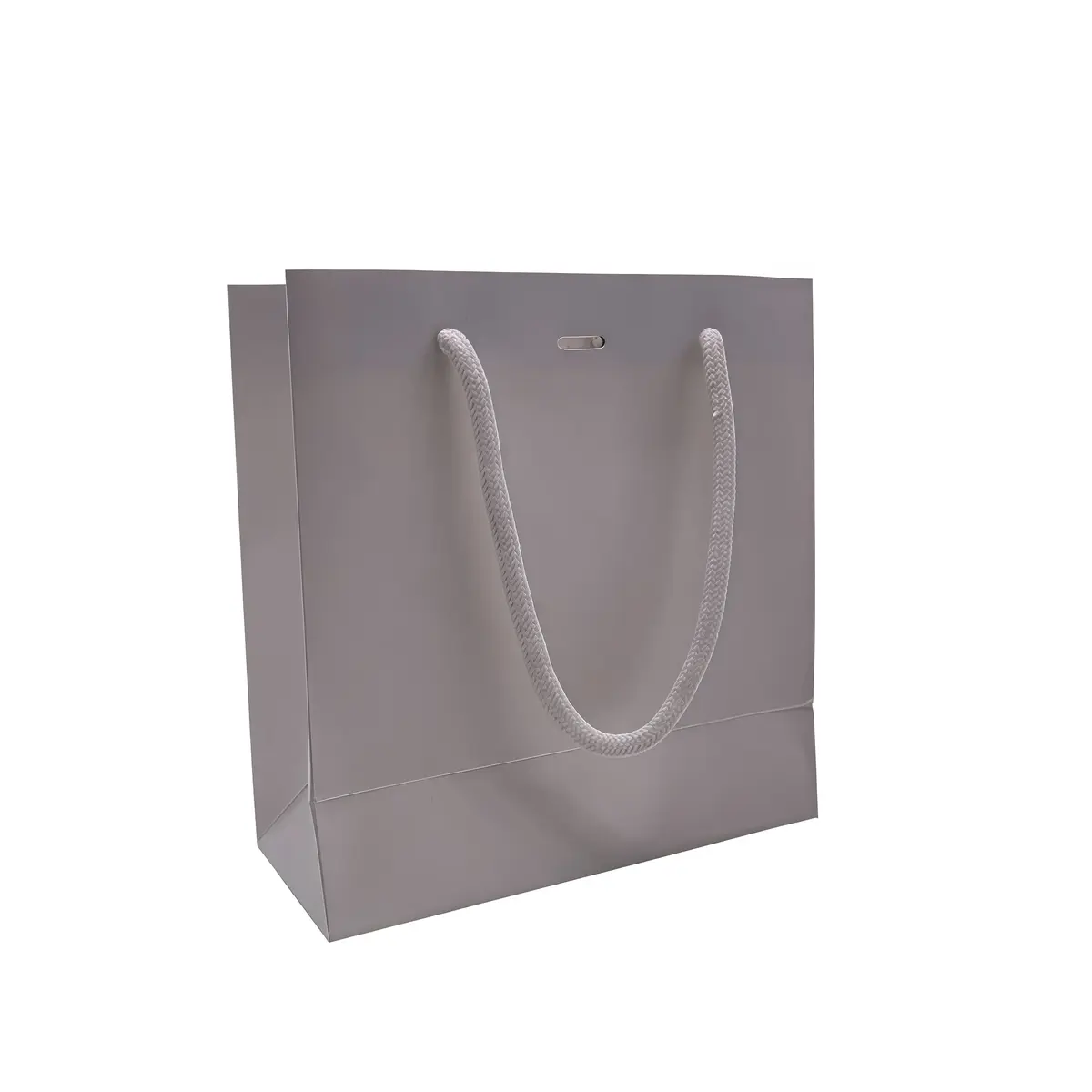 Sacs pelliculés blanc mat avec fenêtre - 18 + 8 x 19 cm - Sacs pelliculés poignées cordelette-1