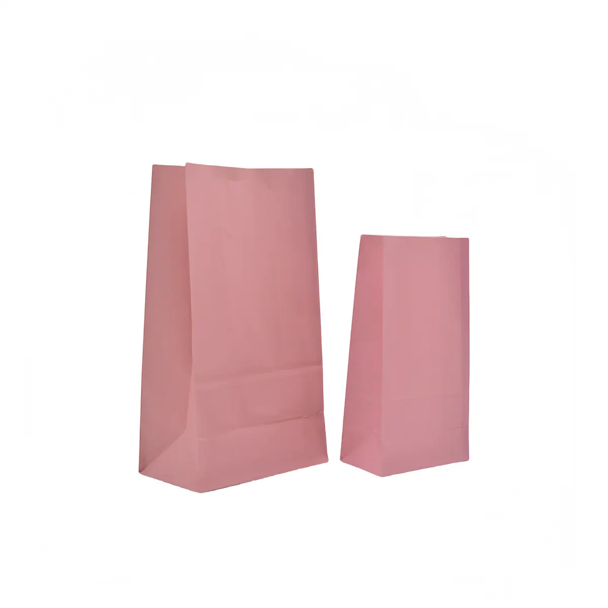 Pochette cadeau SOS kraft rose poudré 13x8x24 cm 70 g/m² - Paquet de 250 - Pochettes SOS kraft-1