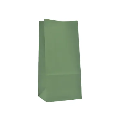 Pochette cadeau SOS kraft vert tilleul 9x6x18 cm 70 g/m² - Paquet de 250 - Pochettes SOS kraft