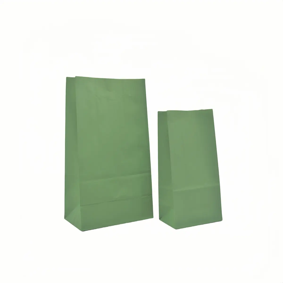 Pochette cadeau SOS kraft vert tilleul 9x6x18 cm 70 g/m² - Paquet de 250 - Pochettes SOS kraft-1