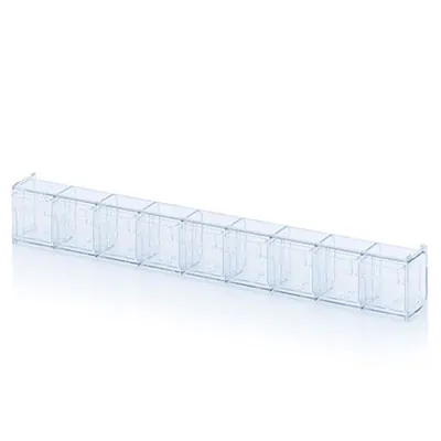 Bac 9 tiroirs basculants 60 x 6,2 x 7,7 cm - Blocs tiroirs-1